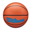 WILSON Evolution Indoor Game Basketball, Royal, Scarlet, Size 6 - 28.5"