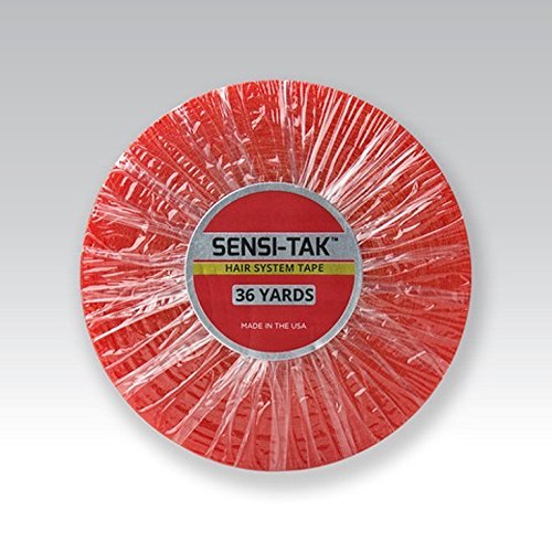 Red 3/4' x 36 Yard Roll Toupee Tape