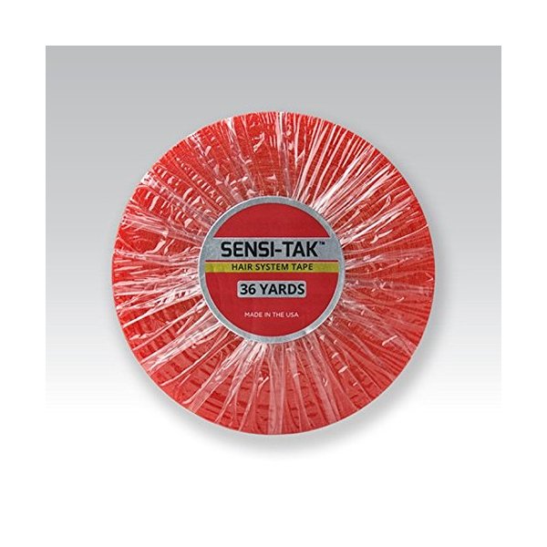 Red 3/4' x 36 Yard Roll Toupee Tape