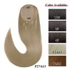 YIBANG 30inch Long Straight Drawstring Ponytail Synthetic High Puff Ponytail Hair Pieces With Comb Clip in Straight Ombre Blond Ponytail Clip in Hair Extensions Smooth &Soft(MT27/613)…