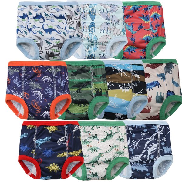 Joyo roy 10Pcs Potty Training Underwear For Boys 5t Underwear Boys Training Panties Training Pants 4t-5t Boys Toilet Training Pants Pull Up 5t Boys Underwear Training Pants Toddler Boy Underwear 5t