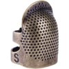 Gold Sewing Thimble Vintage Finger Protector Adjustable Finger Shield Pin Needles Craft Accessories DIY Tools Sewing Thimbles