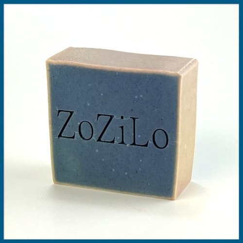 zozilo Soap - Ocean Blue -Shea Butter Soap - Olive Oil Soap -Cedarwood Essential Oil Soap - Palm Oil Free - Handmade Soap-4.6 oz