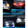 Yorkim 3157 LED Bulb Amber 3157 LED turn signal bulb 3157 LED blinker bulb 3157a 4157 3056 3156 3057 4057 3457 led bulb tail light brake light, Pack of 2