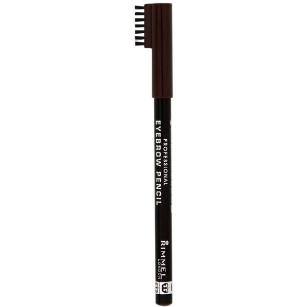 Rimmel Professional Eyebrow Pencil, Dark Brown 1 ea (Pack of 12)