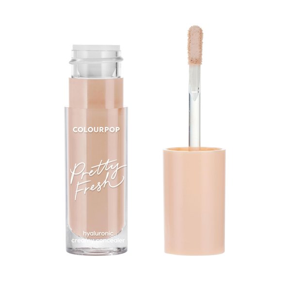 ColourPop Pretty Fresh Creamy Concealer - Full Coverage Concealer with a Natural Finish - Formulated with Hyaluronic Acid & Coconut Water for Instant Hydration - Light - 60N (0.3 oz)