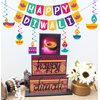 Joy Bang Diwali Decorations, Happy Diwali Banner, Deepavali Hanging Swirls, Indian Festival of Lights Party Decor, Hindu Diwali Greeting Party Supplies, Diwali Decor