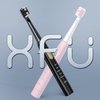 XFU Sonic Toothbrushes for Adults and Kids, 3 Brush Heads, with 5 Modes and IPX7 Waterproof, Battery Electric Toothbrush Build in 2 Mins Timer 40,000 VPM XF-11 Black