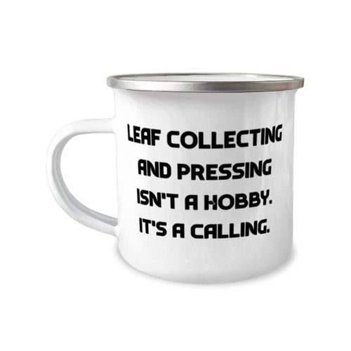 Perfect Leaf Collecting and Pressing Gifts, Leaf Collecting and, Inappropriate Birthday 12oz Camper Mug Gifts For Friends, Leaf pressing, Gift ideas, Nature gifts, Ecofriendly gifts, Green gifts