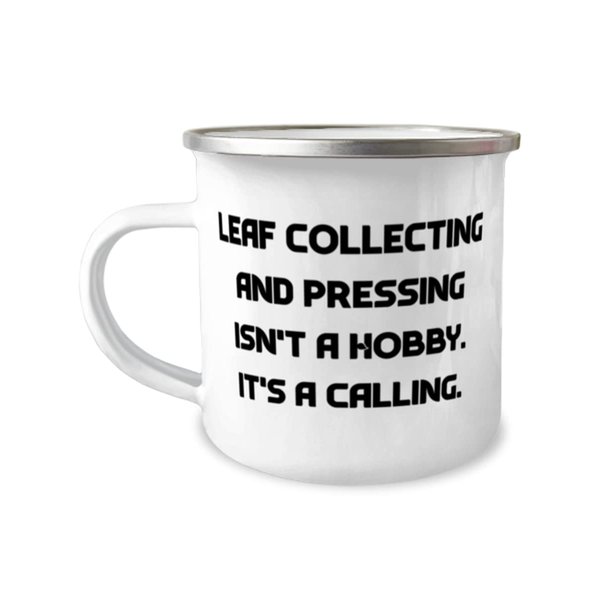 Perfect Leaf Collecting and Pressing Gifts, Leaf Collecting and, Inappropriate Birthday 12oz Camper Mug Gifts For Friends, Leaf pressing, Gift ideas, Nature gifts, Ecofriendly gifts, Green gifts