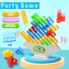 Ography 64pcs Tetra Tower Game, Balance Stacking Blocks Building Game, Fun Party Game for Family Game Night, Board Games to Spend Time Together for Kids, Teens, Adults