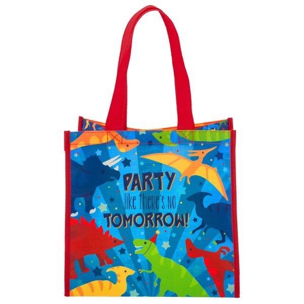 Stephen Joseph, Medium Recycled , Gift Bag with Handles, Kids , Reusable, Birthday Party, Shopping Bag