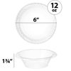 PLASTICPRO 12 ounce Premium Crystal Clear Disposable Plastic Party Soup Bowls Pack of 40