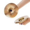 Andoer 15cm/5.9in Mini Small Kids Children Copper Hand Cymbals Gong Band Rhythm Beats Percussion Musical Instrument Finger Cymbals