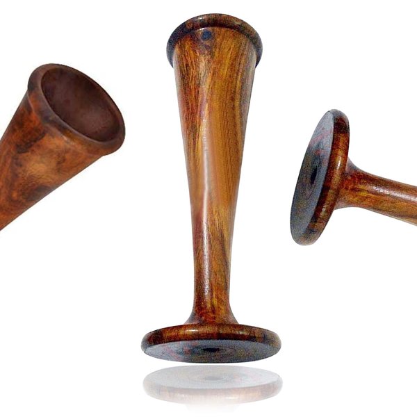 AAProTools Wooden Pinard Stethoscope, Beech Wood, For Midwives, Ear Trumpet (Dark)