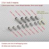 bayite Eyeglass Repair Kit Sunglass Glasses Repair Kit with Screws Assorted Tweezers Screwdriver Nuts Stainless Steel Screws Tool for Watch 1000Pcs
