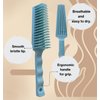 Ancloy Detangling Hair Brush Adults & Kids, Detangler Brush for Curly Hair, Black Natural Texture Hair, Straight, Wet or Dry Hair, Hair Brush Shower for Women, Men & Kids