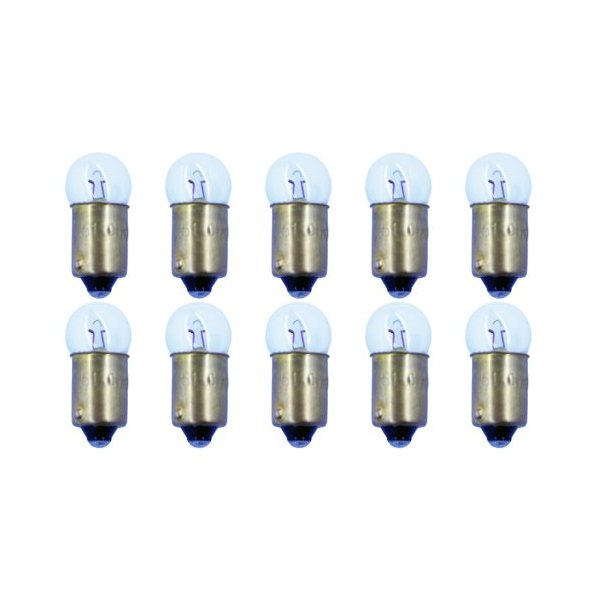 CEC Industries #51 Bulbs, 7.5 V, 1.65 W, BA9s Base, G-3.5 shape (Box of 10)