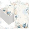 Yeaqee 100 Pcs Ocean Napkins Tropical Ocean Paper Guest Towels 2 Ply Decorative Napkins Disposable Bathroom Napkins Beach Disposable Hand Towel for Kitchen Summer Party Wedding Dinner (Ocean)