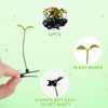 50pcs, Bean Sprout Hair Clips, Four-Leave Clover, Mushroom, Funny Plant Hair Clips, Cute Headwear, Hair Accessories for Kids, Girls, Women, Home School Party Supplies