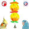 Bonka Bird Toys 1570 Twin Ball Bird Toy parrot cage toys cages cockatiels conures african greys