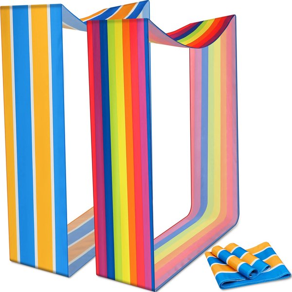2 Pieces Playing Run Mats for Students Field Day Game Teamwork Games Group Learning Activity Gym Mats for Kids Indoor Outdoor Group Games School Office Backyard Birthday Party Supplies, 2 Styles