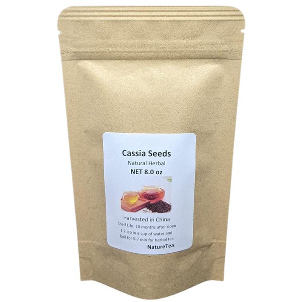 Cassia Seeds - 决明子(결명자) Roasted Loose Seeds from 100% Nature (08 oz)