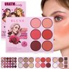 Narsen 4-Layer Book-Style Foldable Makeup Palette Set | Portable & Long-Lasting | Contour Blush Highlight Eyeshadow, Professional 43 Shades, Suitable for Multiple Skin Tones & Makeup Looks, Gift Idea