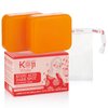 Koji White Dark Spot Corrector Soap for Face with Kojic Acid - For Exfoliating & Moisturizes Skin with Vitamin C, Niacinamide, Hyaluronic Acid, Hydrating and Uneven Skin Tone, Vegan, 3.52 Oz (2 Bars)