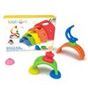 Lalaboom - 13 Piece Rainbow Arches and Baby Toddler Beads to Assemble - Montessori Educational Shape and Color STEM Construction Toy 18 Months to 4 Years - BL720, Multicolor, Medium