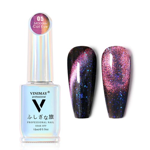 Major Dijit 15ml 9D Wide Cat Eyes Gel Nail Polish Magnetic Starry Sky Galaxy Gel Polish Aurora Glitter Galactic Effect Nail Polish