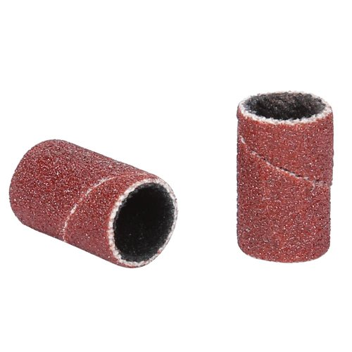 GREEN FABWOOD 100 pcs Professional Sanding Bands for Nail Drill Nail Manicure Sanding Bands Grit File Sand Piece Set (#180)