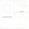 Frame Amo 4x6 White Mat for Picture Frame, Bevel Cut 2.5x4.5 Opening for 3x5 Photo, White Core, 10-Pack