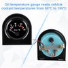 Jovbex Oil Temp Gauge Meter Temperature Kit 50-150℃ Digital LED Display DC12V for Car Truck Boat Marine Ship Vehicle Automotive 2" 52mm