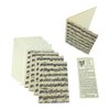 Nepal Greeting Card and Envelope Set: Sheet Music, Eco-friendly Handmade Lokta Paper