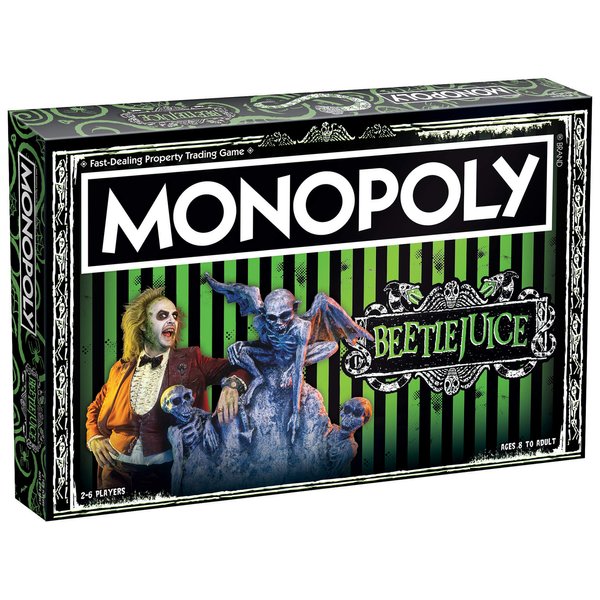 Monopoly Beetlejuice Board Game | Based on The 80’s Fantasy Film Beetlejuice | Officially Licensed Beetlejuice Merchandise | Themed Classic Monopoly Game