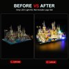 DALDED LED Lighting Kit for Lego Harry Potter Hogwarts Castle and Grounds 76419, LED Light Compatible with Lego 76419 Building Block Models (Music Version)