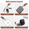 XCHIN Lanyards for Keys, Black Keychain Long Lanyard for Women Men, Cute Neck Lanyard for ID Badges Wallet