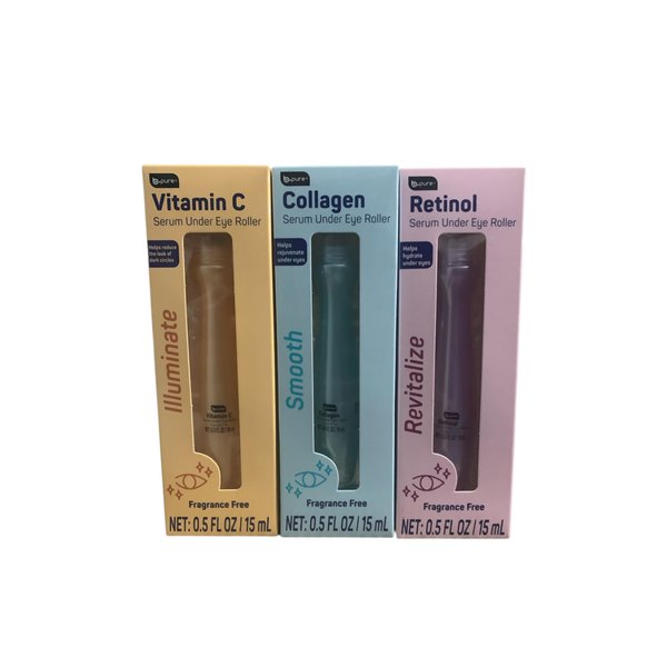 Serum under eye roller (Collagen, Retinol, Vitamin C) 3 pack