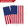 Anley Double Sided Premium Garden Flag, US Garden Flag - USA American United States July 4th Independence Day Patriotic Decorative Yard Flags - Weather Resistant & Double Stitched - 18 x 12.5 Inch