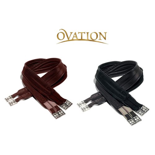 Ovsellerie Ovation Airform Chafeless Cushioned Textured Soft Horse Girth, Black, 54