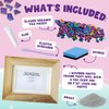 PURPLE LADYBUG DIY Picture Frame Mosaic Kits for Kids - Fun Arts and Crafts for Kids Ages 8-12 & Birthday Christmas Gifts for 8 9 10 Year Old Girl - Crafts for Girls 8-12 10-12 6-8, Teen Girl Gifts