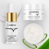 LANBENA 3 in 1 Blackhead Removing Set, Pore Strips+Pore Solution Serum+Removal Strip Paper, Black Head Remover Mask for Face, Pore Minimizer & Reducer for Face, Leaving Your Skin Fresh and Clean