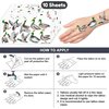 Generic 96 PCS Mallard Duck Birthday Party Decorations Party Favors Supplies Decor Cute Hunting Duck Temporary Tattoo Stickers Gifts for Kids Classroom Prizes Rewards, White, Grey