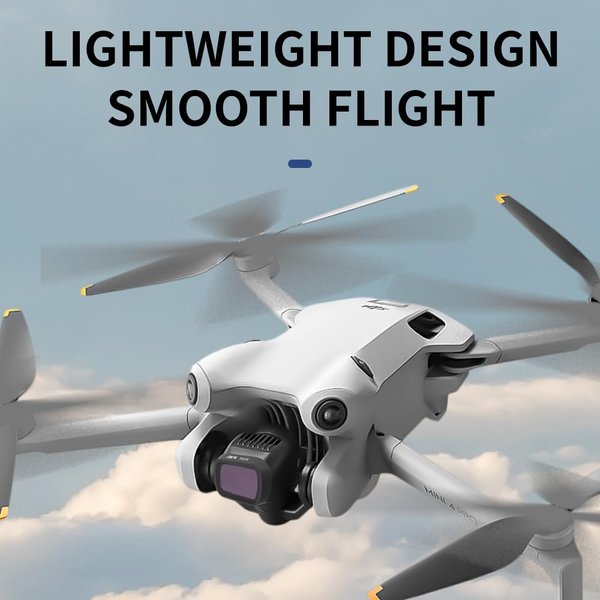 Coyktonty Lens Filter for DJI Mini 4 Pro (Wide-Angle Lens+ CPL+ND8+ND16)