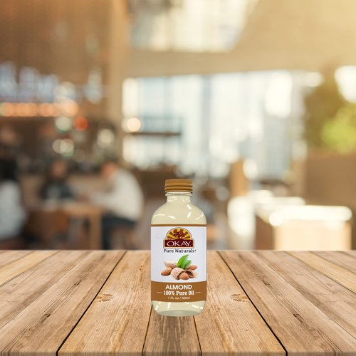 OKAY 100% PURE NATURALS ALMOND OIL 1oz/30ml