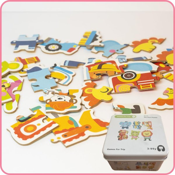 Wooden Puzzle, Games for Trip, Educational Development Toys, Birthday Gifts, Preschool Education Activity for 3+ Years Old Boy Girl, Games for Kids, Wodden Puzzle, Gift for Kids