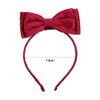 Kopida 3 Pieces Headbands with Bow for Girls Women, Hair Bow Headband for Daily Work Wear Travel