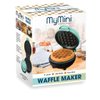MyMini Waffle Maker, Teal, On The Go Meals, Easy to Use, Compact