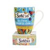 Divinity Boutique 23777 Ceramic Mug And Memo Pad Sister, Multicolor, 12 ounce